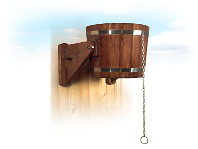 Обливное устройство с автоматическим заливом воды.