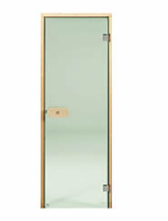 Дверь Harvia STG 9x19 сосна/зеленая